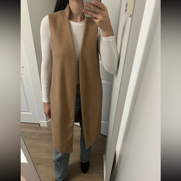 SOLD Zara Wool Sleeveless Vest/Coat - Picture 2 of 4